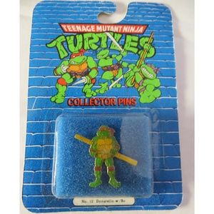ninja turtles collector lapel pin donatello